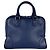 Borsa a tracolla in pelle Loewe Amazona 75 Blu navy