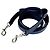 Borsa a tracolla in pelle Loewe Amazona 75 Blu navy - vista 11