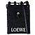 Bolso de hombro de rafia Loewe Negro