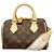 Borsa Louis Vuitton Monogram Speedy Bandoulière 20 Marrone Beige