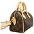 Borsa Louis Vuitton Monogram Speedy Bandoulière 20 Marrone Beige - vista 2