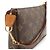 Louis Vuitton Monogram Pochette Accessoires Handbag Pouch Marrone Monogramma - vista 8