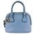 Borsa Convertible Dome Satchel Mini in Pelle Gucci Blu