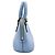 Borsa Convertible Dome Satchel Mini in Pelle Gucci Blu - vista 3