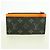 Tarjetero y monedero Louis Vuitton Monogram Eclipse Negro - vista 8