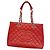 Bolso Tote con cadena Chanel Matelassé Roja