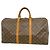 Bolsa Louis Vuitton Boston Monogram Keepall 50 Marrom