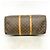 Bolsa Louis Vuitton Boston Monogram Keepall 50 Marrom - vista 3