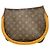 Bolso de hombro Louis Vuitton Monogram Looping MM Castaño