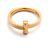 Autre Marque Tiffany & Co. T One Ring in 18K Roségold - Ansicht 3