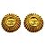Chanel vergoldete Clip-Ohrringe Golden