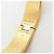 Bracciale Hermès Clic Clac PM GP Plated Gold Greige Donna D'oro Grigio - vista 5