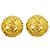 Chanel Gold Plated Clip Earrings Golden