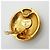 Chanel Gold Plated Clip Earrings Golden - view 4