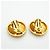 Chanel Gold Plated Clip Earrings Golden - view 7