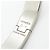 Brazalete Hermès Clic Clac PM Plata Blanco - vista 5