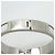 Brazalete Hermès Clic Clac PM Plata Blanco - vista 8