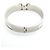 Brazalete Hermès Clic Clac PM Plata Blanco - vista 9
