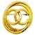Chanel vergoldete Brosche Golden