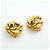 Pendientes de clip Chanel chapados en oro Dorado - vista 2