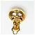 Pendientes de clip Chanel chapados en oro Dorado - vista 4