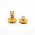 Orecchini a clip Chanel Gold D'oro - vista 3