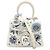 NUOVA BORSA A MANO DELVAUX BRILLANT MINI BLOOMING CRYSTALLINE BORSA A TRACCOLLA Crudo