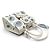 NUOVA BORSA A MANO DELVAUX BRILLANT MINI BLOOMING CRYSTALLINE BORSA A TRACCOLLA Crudo - vista 4