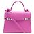 NUOVA BORSA A MANO DELVAUX TEMPETE MM IN PELLE ROSA BORSA A TRACCOLLA PURSE