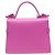 NUOVA BORSA A MANO DELVAUX TEMPETE MM IN PELLE ROSA BORSA A TRACCOLLA PURSE - vista 2