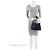 Borsa a tracolla media Gucci Canvas Reins Nero - vista 5