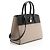 Sac Tote Louis Vuitton City Steamer MM en cuir de veau Marron Beige - vue 2