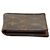 Louis Vuitton Porte Cartes Vertical Pass Case Castaño - vista 3
