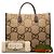 Borsa a tracolla 2WAY Gucci Jumbo GG Marrone Beige