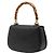 Borsa Gucci Bamboo nera Nero - vista 2