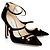 Jimmy Choo Velvet Lacey Pumps - Size 9 / 39 Nero - vista 2