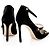 Jimmy Choo Velvet Lacey Pumps - Size 9 / 39 Nero - vista 3