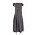 MKT studio Midikleid aus Baumwolle Grau Größe 36