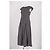 MKT studio Midikleid aus Baumwolle Grau Größe 36 - Ansicht 4