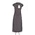 MKT studio Midikleid aus Baumwolle Grau Größe 36 - Ansicht 6