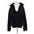Magda Butrym Marineblauer Pullover aus Wolle und Kaschmir