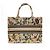 Christian Dior Book Embroidered Canvas Medium Beige - vista 2