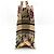 Christian Dior Book Embroidered Canvas Medium Beige - vista 3