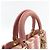 Christian Dior Lady D-Lite Canvas Ricamato Medium Rosa - vista 7