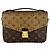 Louis Vuitton Monogram Reverse Pochette Metis MM Marrom Monograma