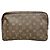 Louis Vuitton Monogram Toilette 28 Täschchen Braun