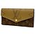 Louis Vuitton Monogram Giant Reverse Portefeuille Sarah Long Wallet Marrone