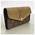 Louis Vuitton Monogram Giant Reverse Portefeuille Sarah Long Wallet Marrone - vista 2