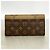 Louis Vuitton Monogram Giant Reverse Portefeuille Sarah Long Wallet Marrone - vista 9