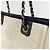 Chanel Deauville Raffia Chain Tote Bag Roh Marineblau - Ansicht 10